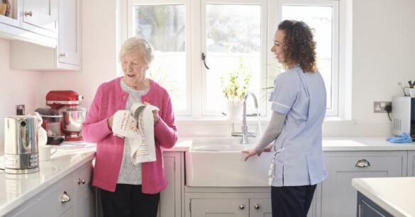 caregiver cleaning table 585x307 caregiver cleaning table 585x307